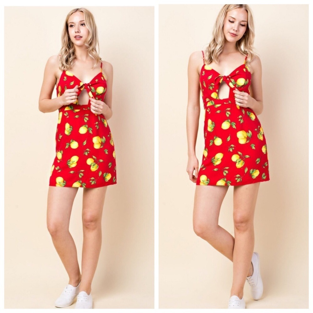 🆕Lemon print dress 🍋 - Picture 2 of 5